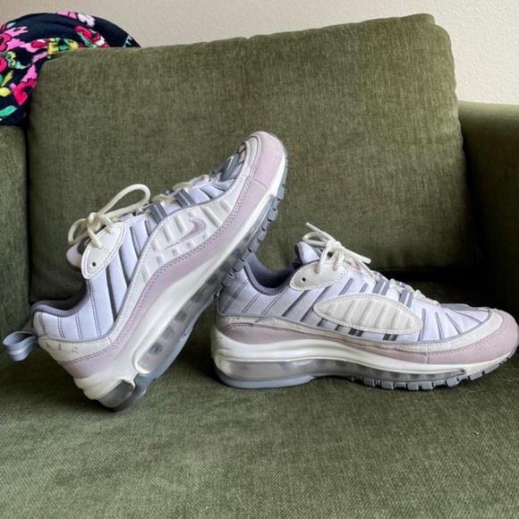 NIKE WOMENS AIRMAX 98 VIOLET ASH - Picture 2 of 4